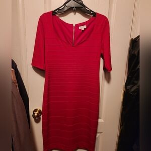 Elegant Red Women's Dress